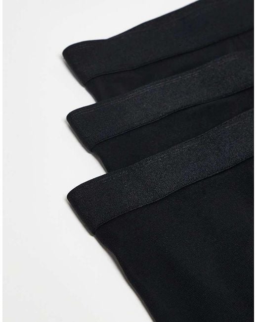 Pack De 3 Calzoncillos Bóxer Negros De Tejido Rico En Algodón Premium De ARKET de hombre de color Black