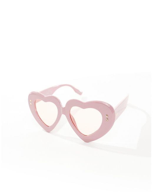 Aire Brown Heart Sunglasses
