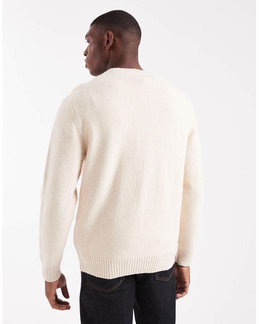 Pull ras Only & Sons pour homme en coloris White