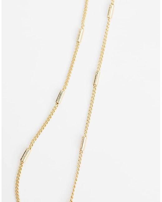 ASOS White Sunglasses Chain With Dash Detailing