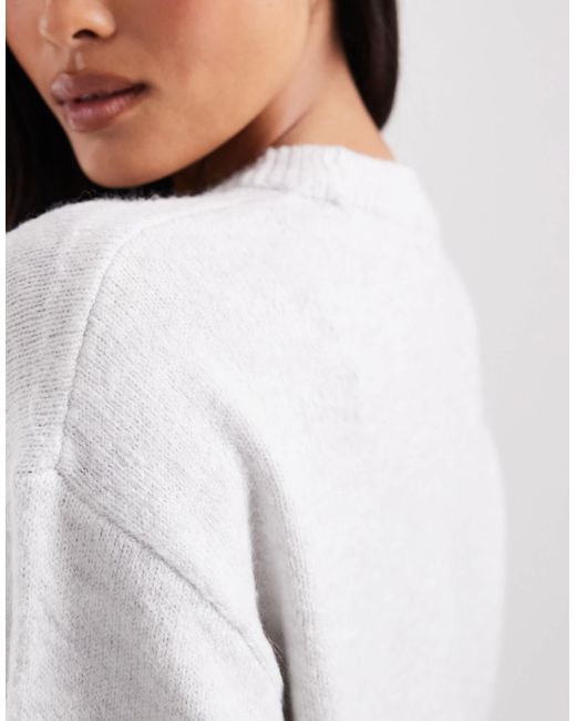 Pull ras New Look en coloris White