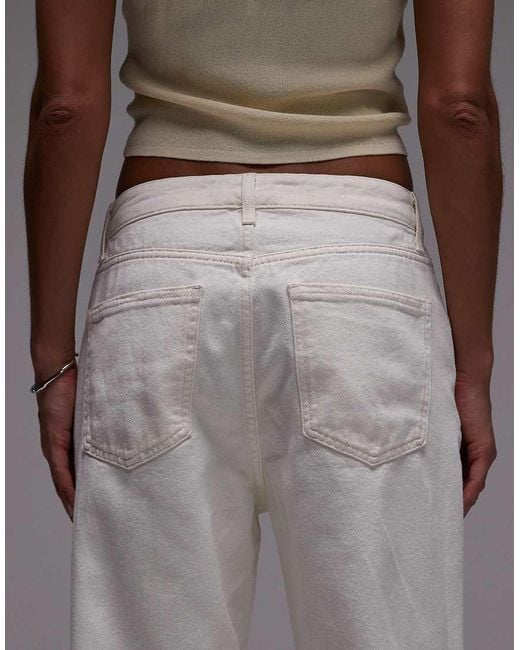 Mango Gray Matilda Straight Leg Jeans