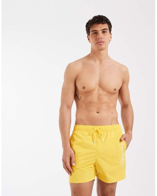 Tommy Hilfiger Green Resort Drawstring Swim Short for men