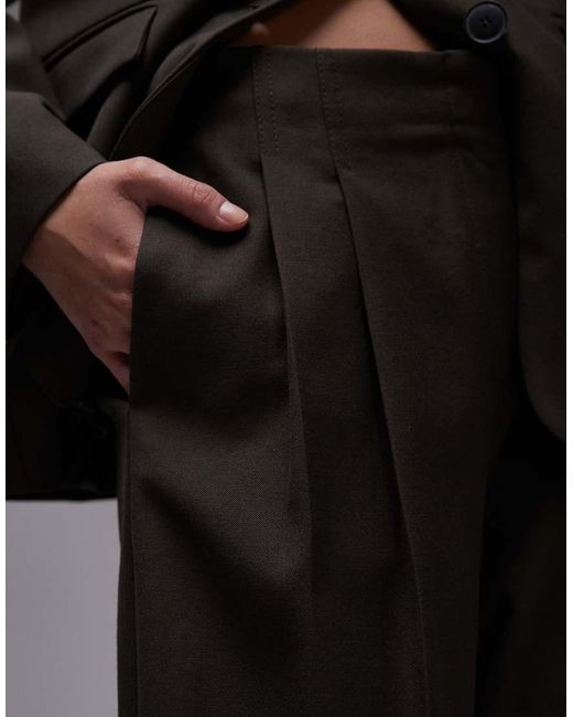 Mango Gray Slouchy Tailored Trousers Co-ord