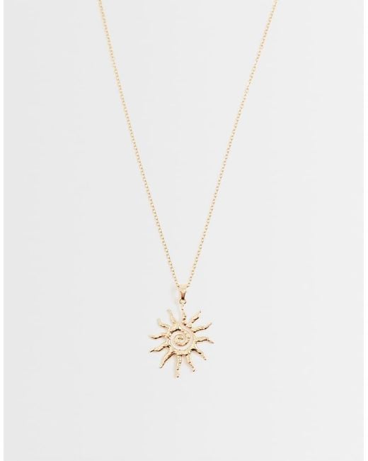 ONLY White Sun Necklace