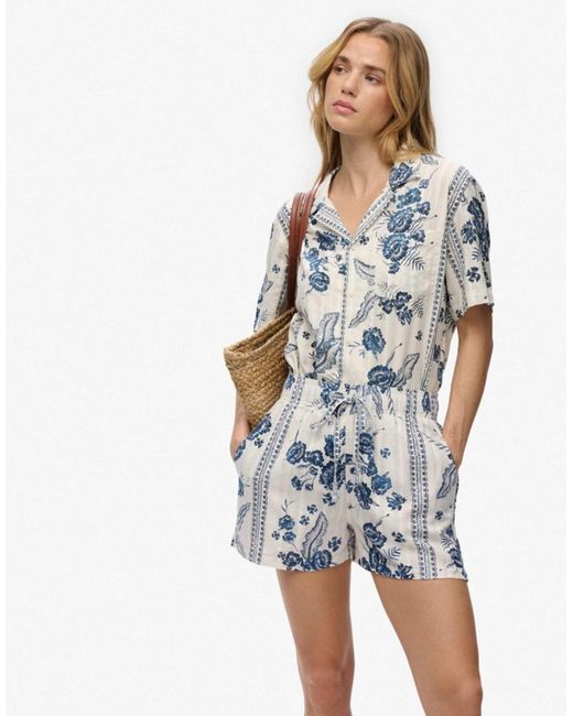 Short Superdry en coloris White