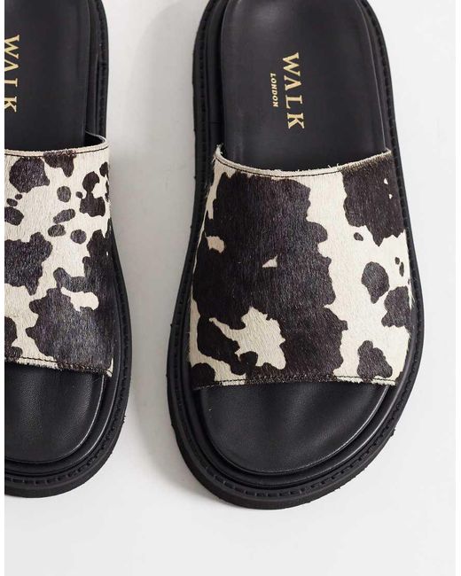 Walk London Black Holly Slider