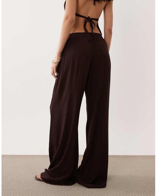 Free Society White Wide Leg Beach Pants