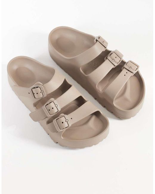 Birkenstock Natural Florida Iii Flex Platform