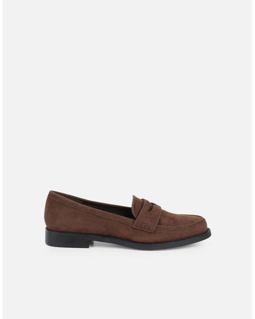 SIMMI White Dime Penny Loafers