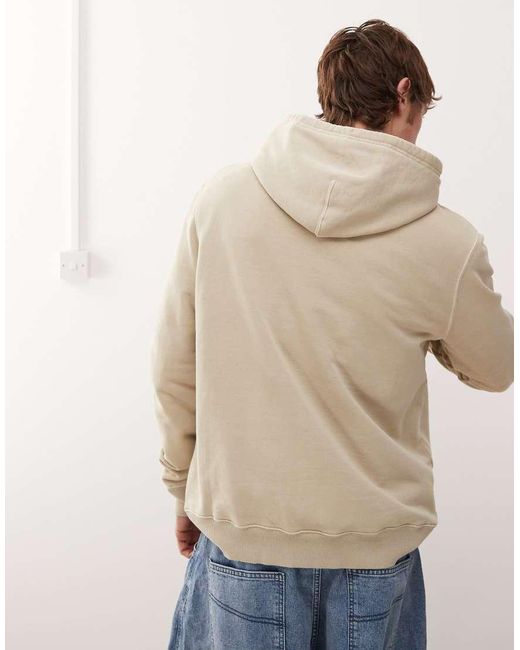 Sudadera Con Capucha Y Acabado Tintado De -Neutro Deus Ex Machina de hombre de color Natural