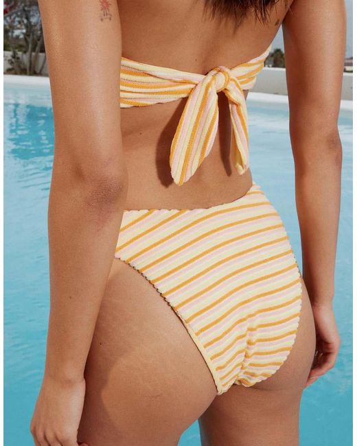 Dippin' Daisy's Blue Dippin Daisys Bikini Bottom With Ring Detail