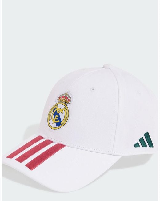 Adidas Originals White Real Madrid Baseball Cap