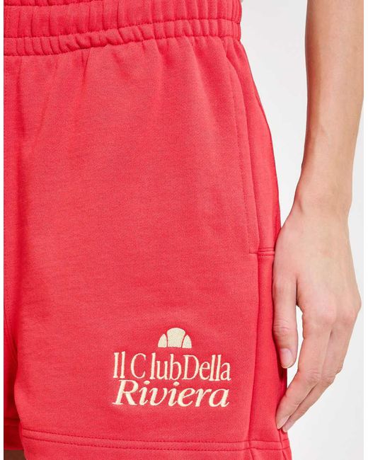Ellesse Red Finocco Short
