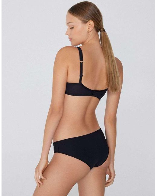 Tezenis Blue Microfibre Classic Knickers
