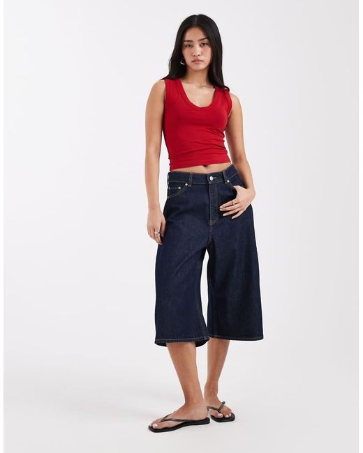 JJXX Red V-neck Tank Top