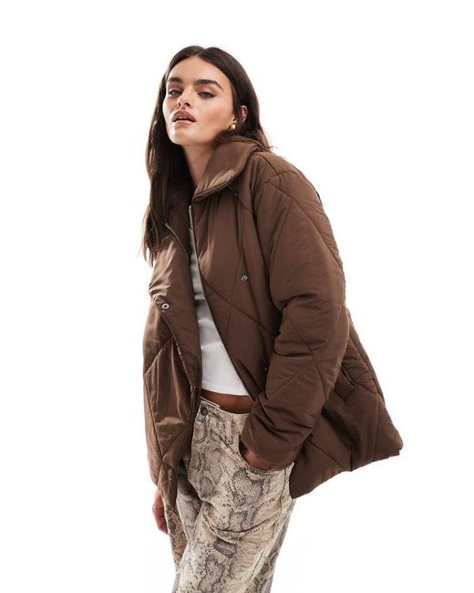 Threadbare Gewatteerd Jack in het Brown