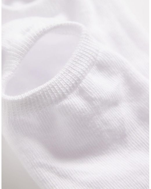 Pieces White 2 Pack Trainer Socks