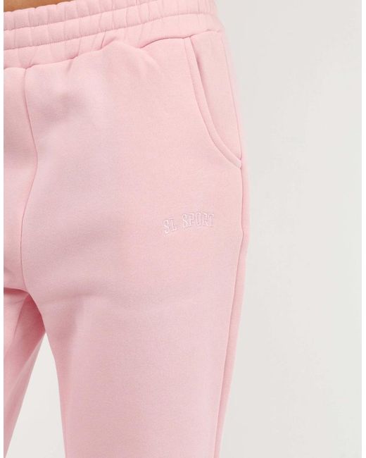 SIMMI Pink X Mia Khan Sport Flared Joggers