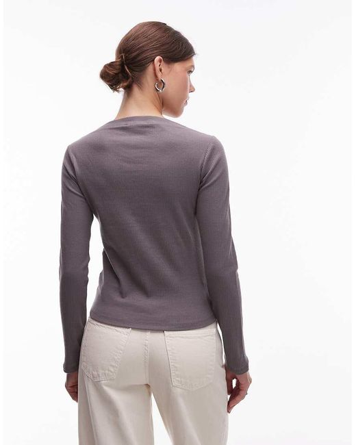 laagam Purple Emory Long Sleeve T-shirt