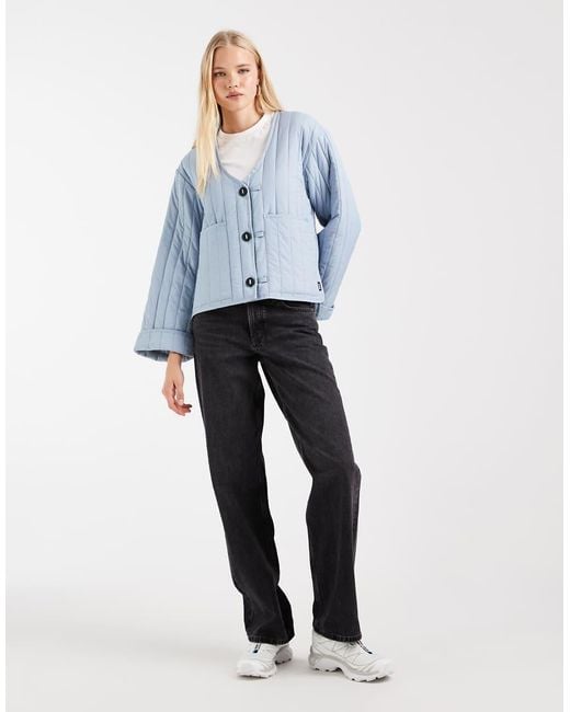 Rains Blue X Asos Exclusive 21940 Banja Water Repellent Liner Jacket