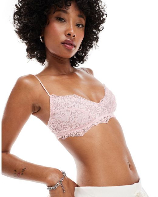 Free People Brown Maya Multiway Lace Bralet