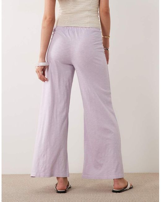 Mango Pink Teen Tie Waist Trouser