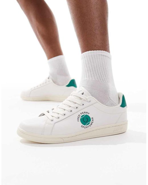 B721 di Fred Perry in Natural da Uomo