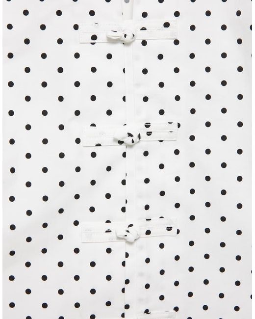 Pull&Bear Aansluitend Overhemd Met Knoopsluiting in het White