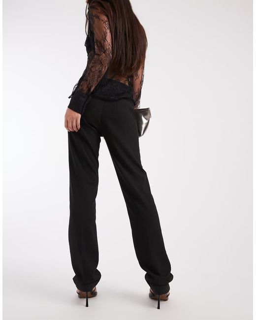 ASOS White Tailored Long Skinny Cigarette Trousers