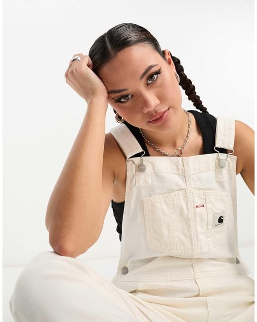 Carhartt White Bib Overalls