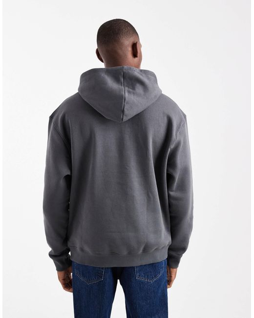 ASOS – essentials – kapuzenpullover in Blue für Herren