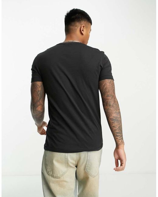 Calvin Klein Black Institutional Logo Slim Fit T-shirt for men