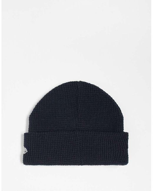 KTZ Blue Ny Yankees Short Cuff Beanie