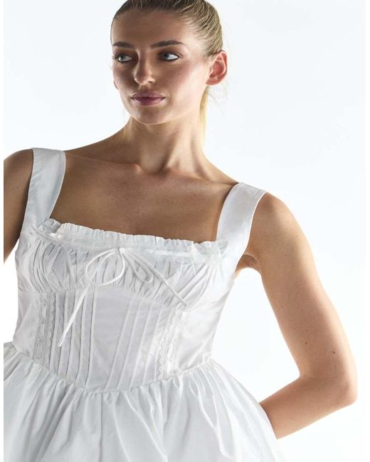Collective The Label White Corset Mini Dress