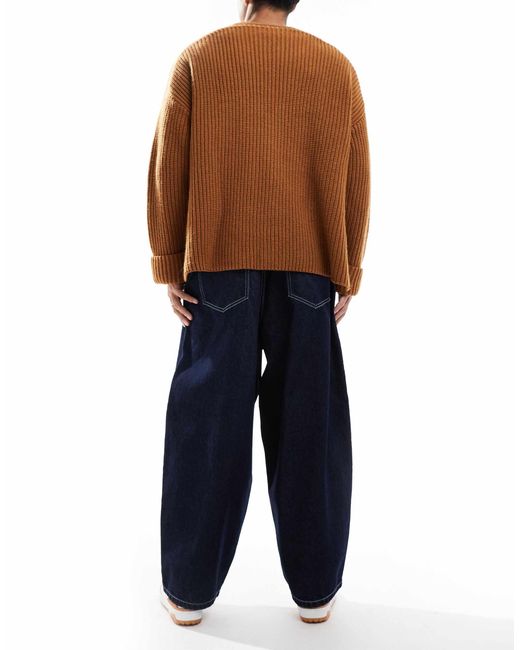ASOS Blue Oversized Baggy for men