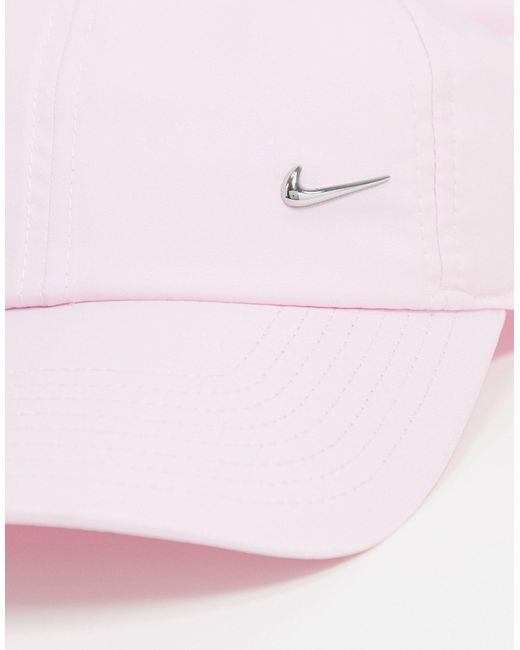 Gorra rosa con logo metalizado Nike de hombre de color Pink