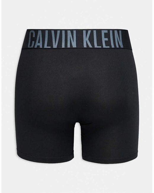 Calvin Klein Black Intense Power 3 Pack Microfibre Boxer Briefs for men