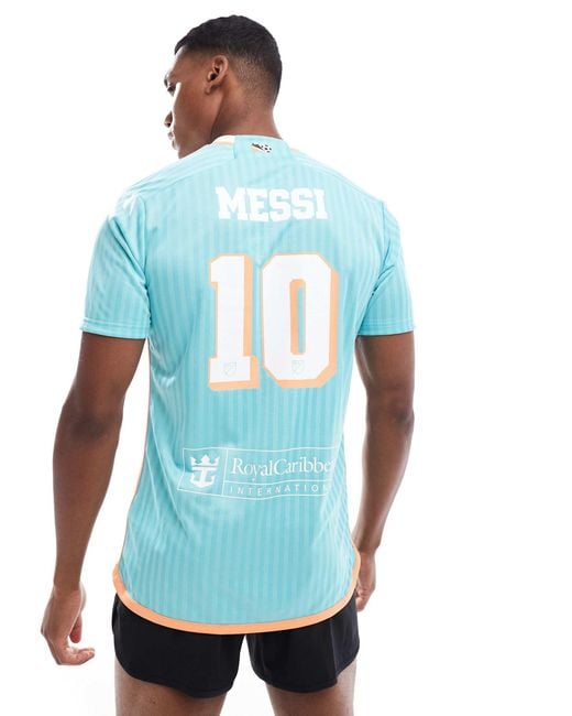 Adidas Originals – inter miami cf 24 messi – drittes trikot in Blue für Herren