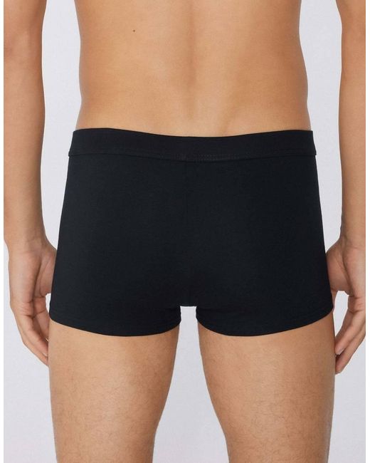 Tezenis Black Stretch Cotton Boxers for men