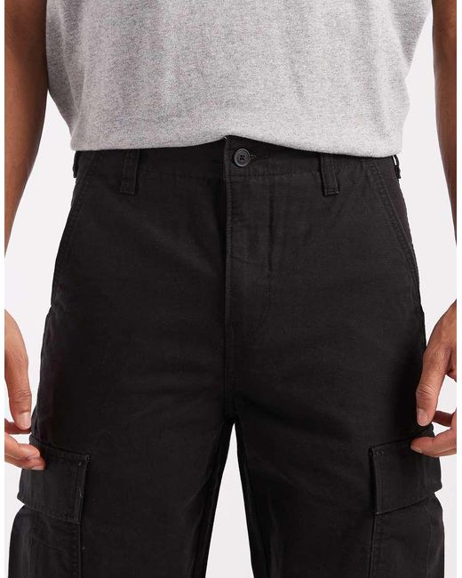 Levi's Black Xx Cargo Straight Trousers for men