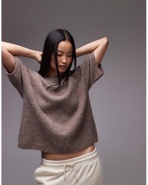 ARKET Gray – kurzarmpullover