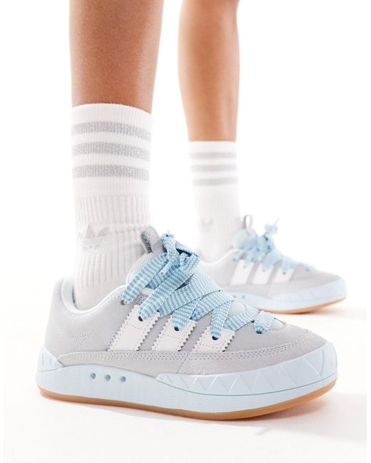 Adidas Originals White Adimatic Sneakers