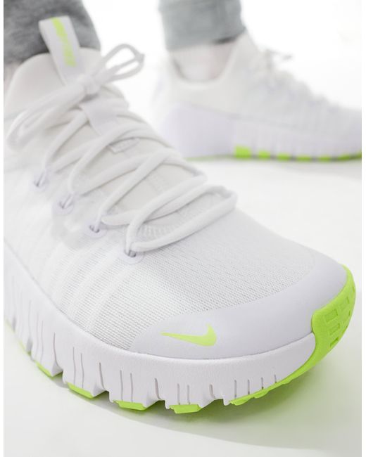 Free metcon 6 - baskets - et vert Nike pour homme en coloris Metallic
