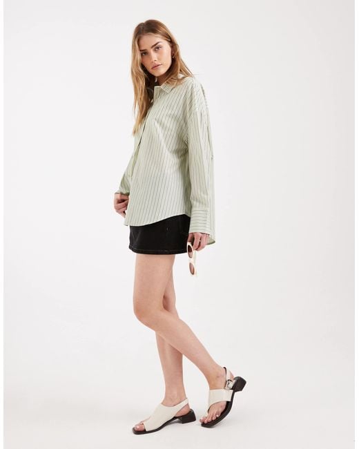 ONLY Gray – oversize-hemdbluse