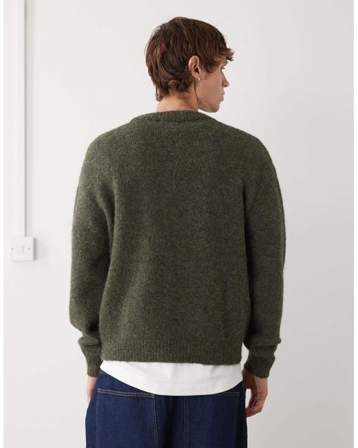 Weekday Green Wool Blend Sweater for men