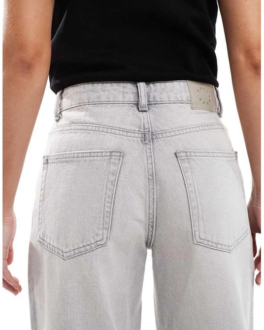 Pull&Bear Jeans Met Wijde Pijpen in het Gray