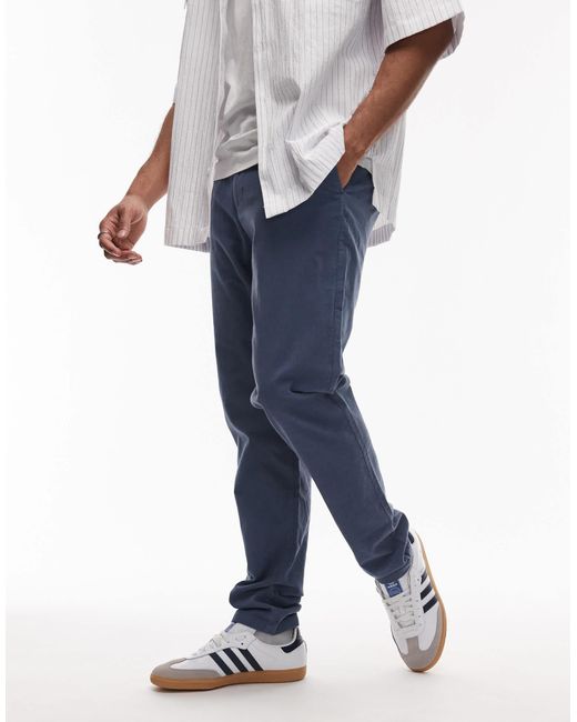 Tommy Hilfiger Blue Isaac Cord Trousers for men