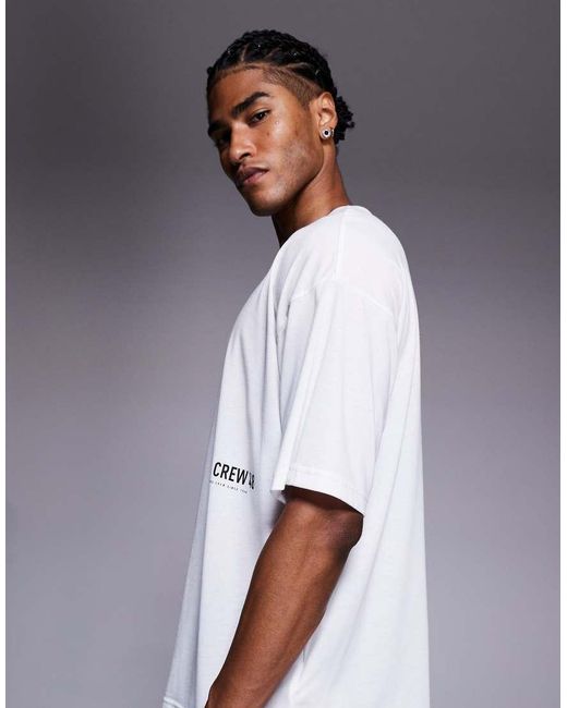 PUMA White Graphic Oversized Training T-Shirt for men