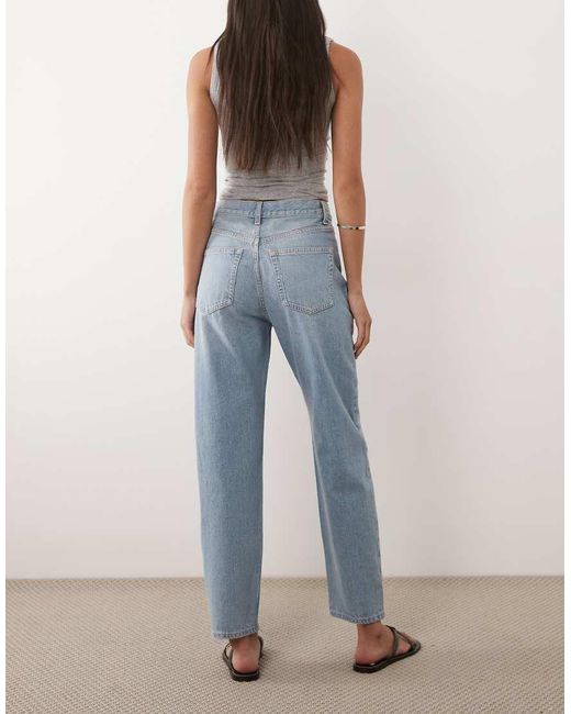 ARKET Blue Violet Slim Balloon Jeans